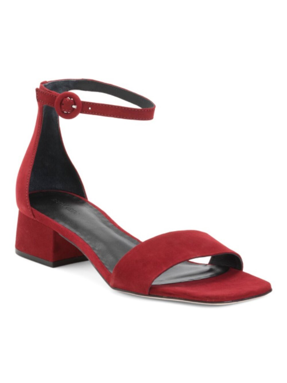 BERNARDO Made In Brazil Suede Jalena Low Heeled Sandals
